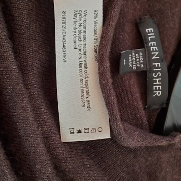 Eileen Fisher Tunic. Medium. Grey/Brown. - Picture 6 of 7